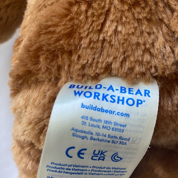 Build A Bear Happy Birthday Teddy Bear 17" Brown Plush Stuffed Balloon Paw - Picture 5 of 7